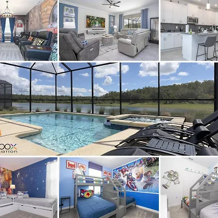 Stunning Lake Front Pool Movie Room Themed 2997